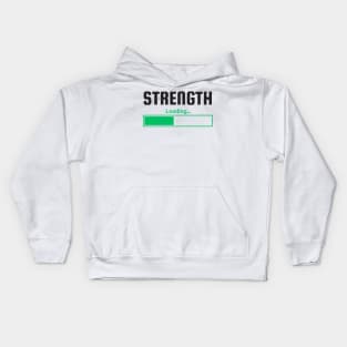 Strength Loading - Funny Workout Kids Hoodie